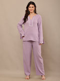 Begumpan Premium Cord Set - Lavender