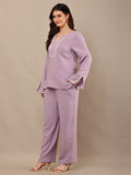 Begumpan Premium Cord Set - Lavender