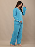 Begumpan Premium Co-Ord Set - Blue