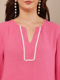 Begumpan Premium Co-Ord Set - Pink