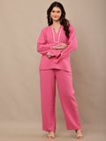 Begumpan Premium Co-Ord Set - Pink