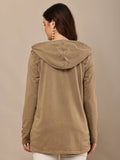 Begumpan Premium Pullover Acid Wash Hoodie - Brown