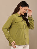 Begumpan Premium Double Pocket Jacket - Green
