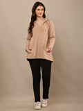 Begumpan Premium Pullover Acid Wash Hoodie - Tan