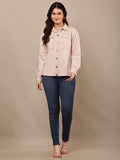 Begumpan Premium Double Pocket Jacket - Light Pink