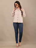 Begumpan Premium Double Pocket Jacket - Light Pink