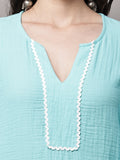 Begumpan Premium Co-ord Set - Aqua