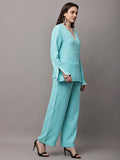 Begumpan Premium Co-ord Set - Aqua