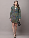 Begumpan Multi Color Coat - Multi