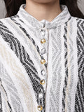 Begumpan Striped Jacket - Brown