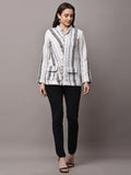 Begumpan Striped Jacket - Black