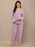 Begumpan Premium Cord Set - Lavender