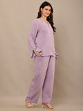 Begumpan Premium Cord Set - Lavender