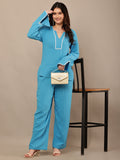 Begumpan Premium Co-Ord Set - Blue