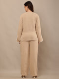 Begumpan Premium Co-Ord Set - Beige