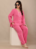 Begumpan Premium Co-Ord Set - Pink