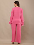 Begumpan Premium Co-Ord Set - Pink