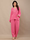 Begumpan Premium Co-Ord Set - Pink