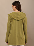 Begumpan Premium Pullover Acid Wash Hoodie - Green