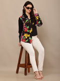 Begumpan Mix Match Printed Shirt - Black
