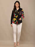 Begumpan Mix Match Printed Shirt - Black