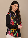 Begumpan Mix Match Printed Shirt - Black