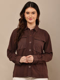 Begumpan Premium Double Pocket Jacket - Brown