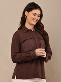 Begumpan Premium Double Pocket Jacket - Brown