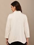 Begumpan Flower Embroidery Jacket - White