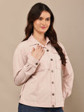 Begumpan Premium Double Pocket Jacket - Light Pink
