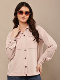 Begumpan Premium Double Pocket Jacket - Light Pink