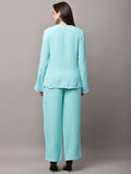 Begumpan Premium Co-ord Set - Aqua
