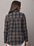 Begumpan Brown Checked Shirt - Brown